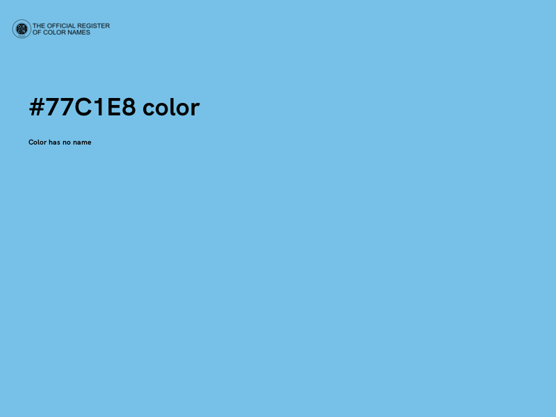 #77C1E8 color image