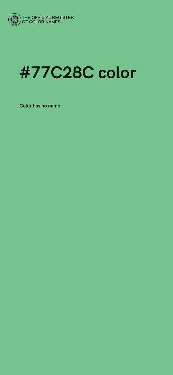 #77C28C color image