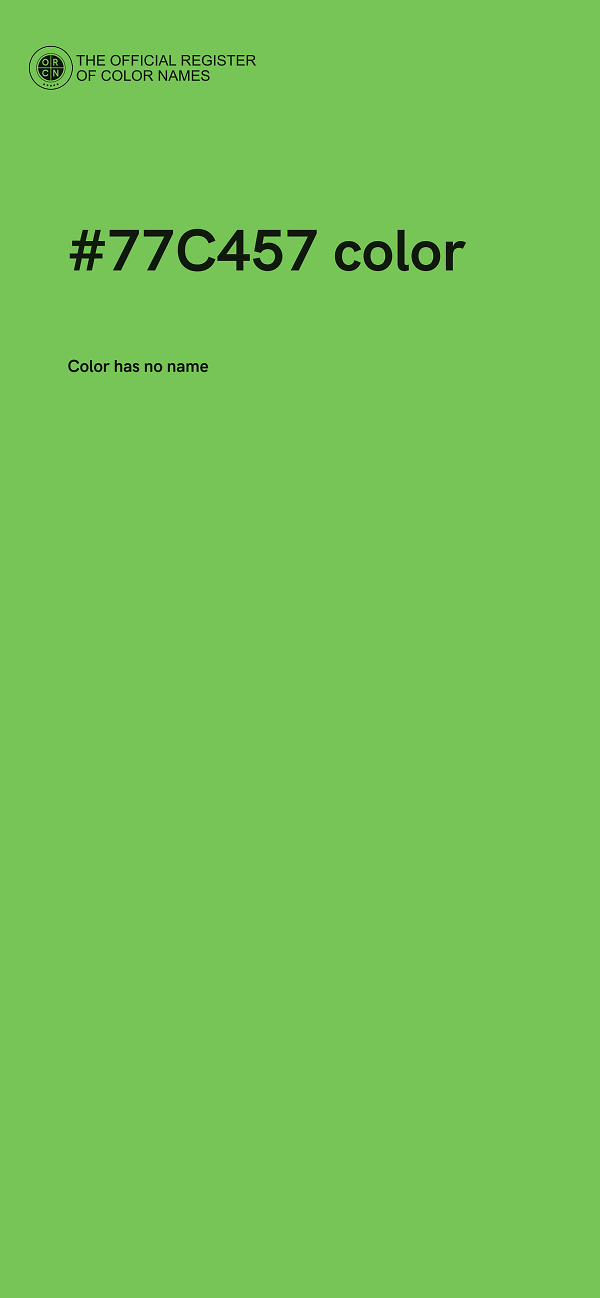 #77C457 color image