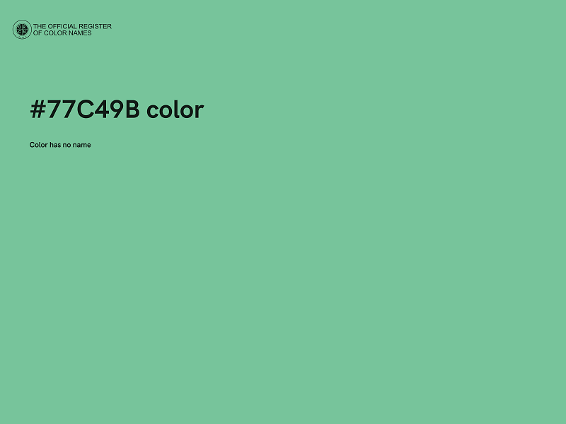 #77C49B color image