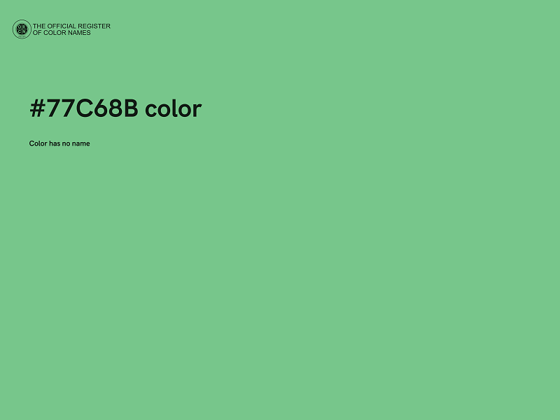 #77C68B color image