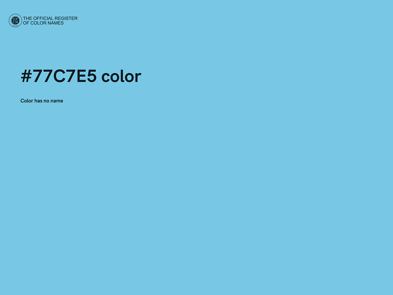#77C7E5 color image