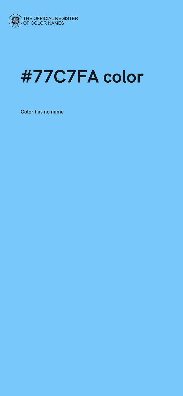 #77C7FA color image