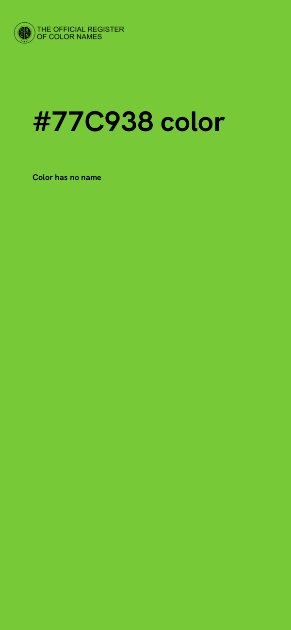 #77C938 color image