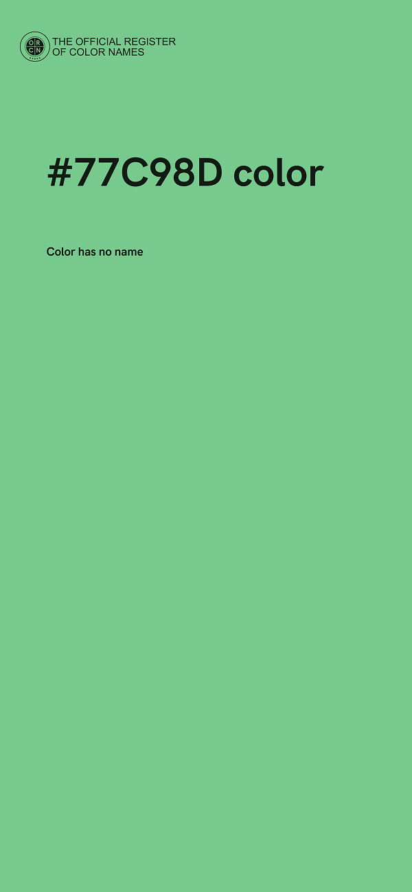 #77C98D color image