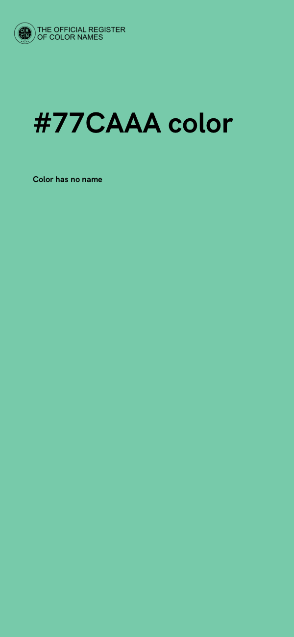 #77CAAA color image