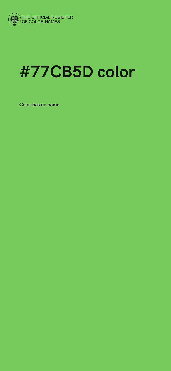 #77CB5D color image