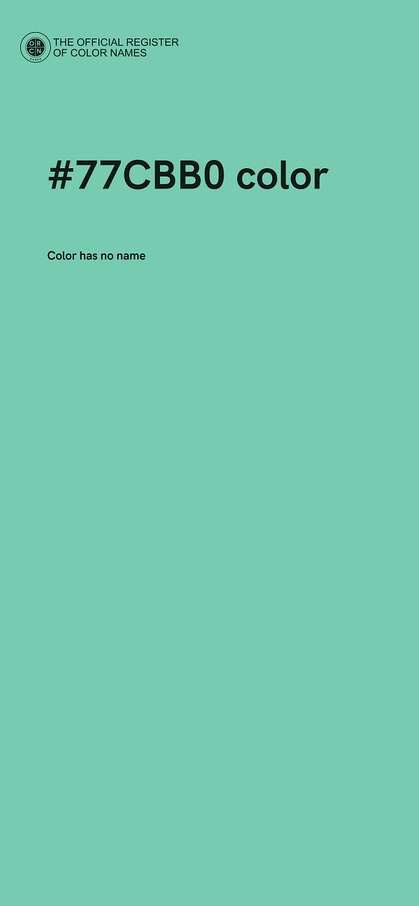 #77CBB0 color image