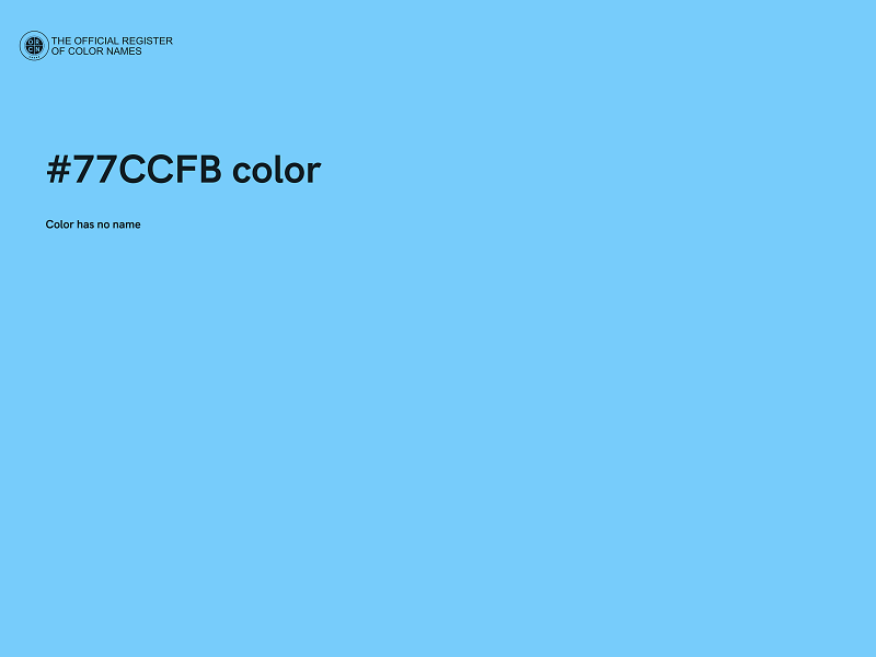 #77CCFB color image