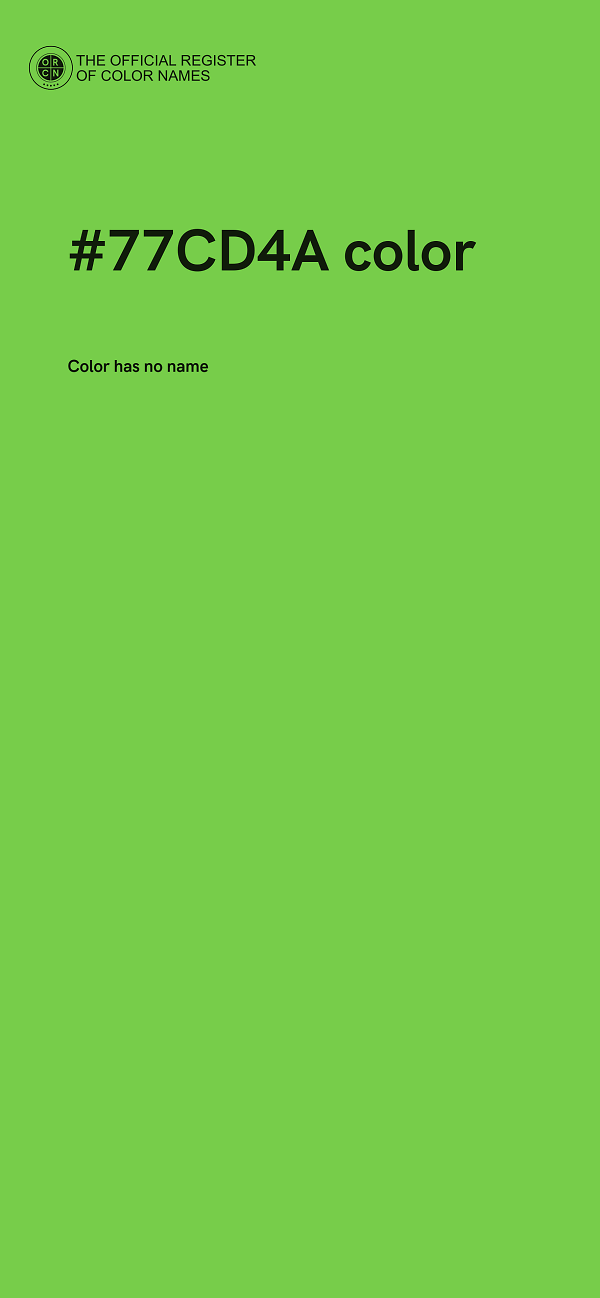 #77CD4A color image