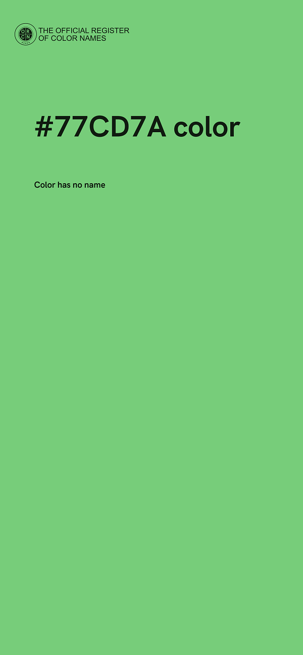 #77CD7A color image