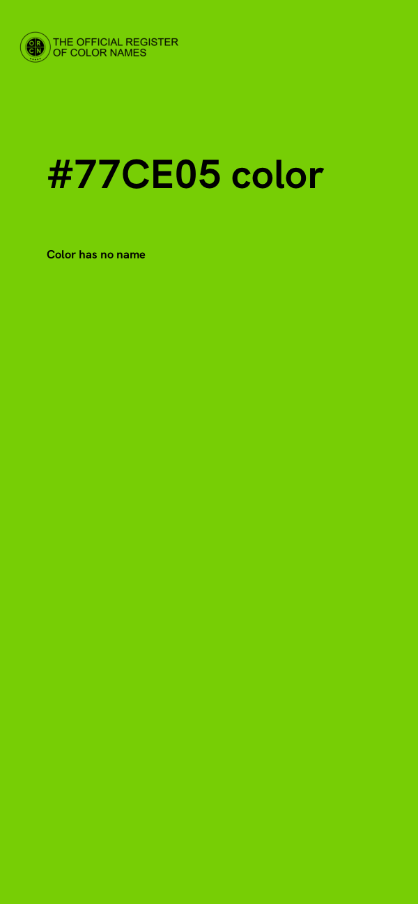 #77CE05 color image