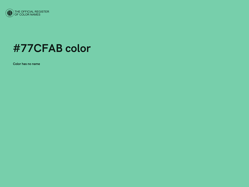 #77CFAB color image