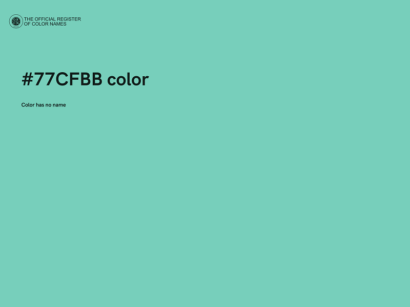 #77CFBB color image