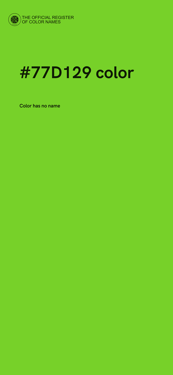 #77D129 color image
