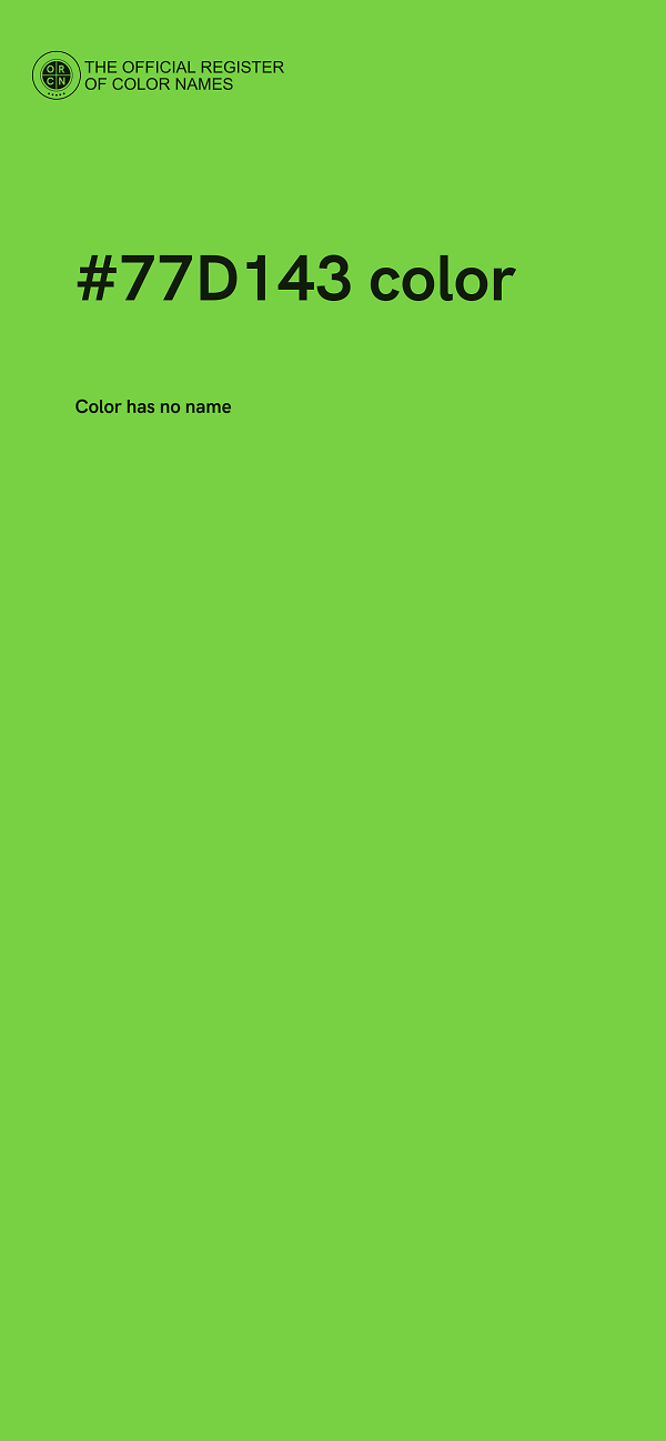 #77D143 color image
