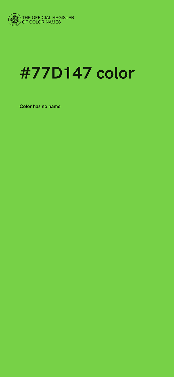 #77D147 color image
