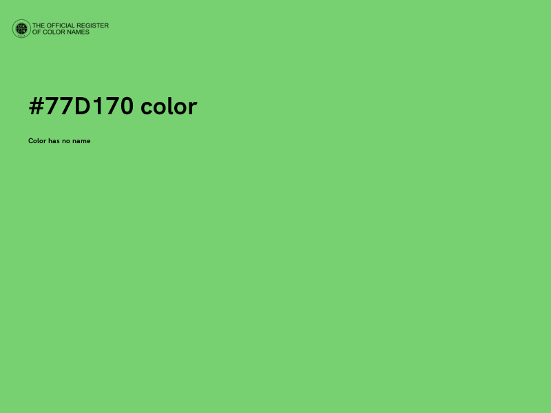 #77D170 color image