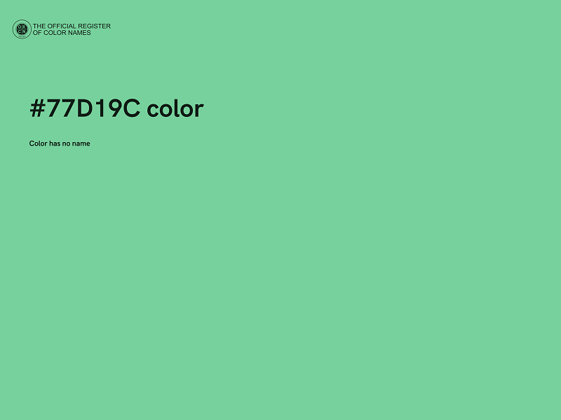 #77D19C color image