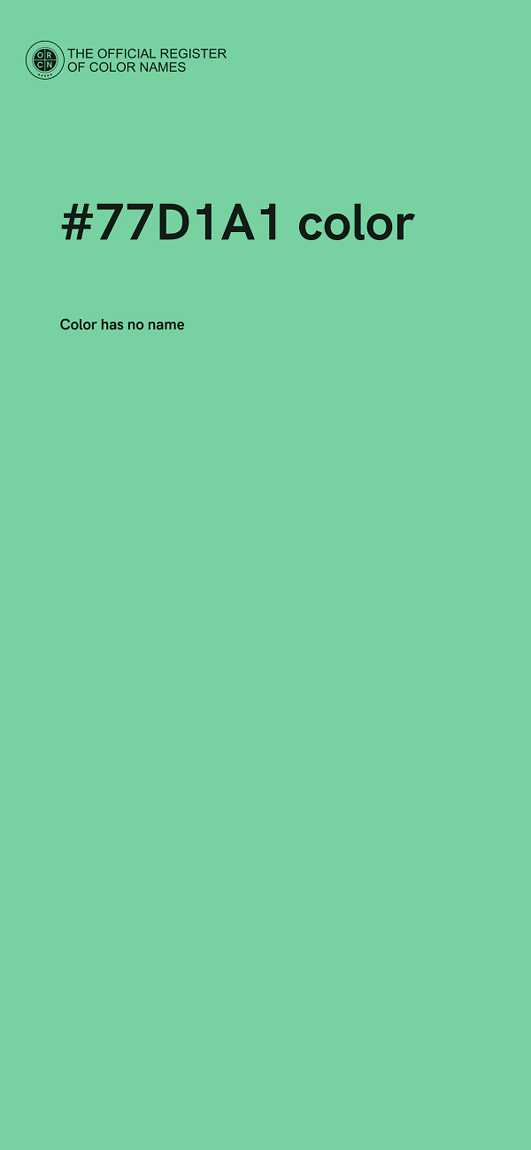 #77D1A1 color image