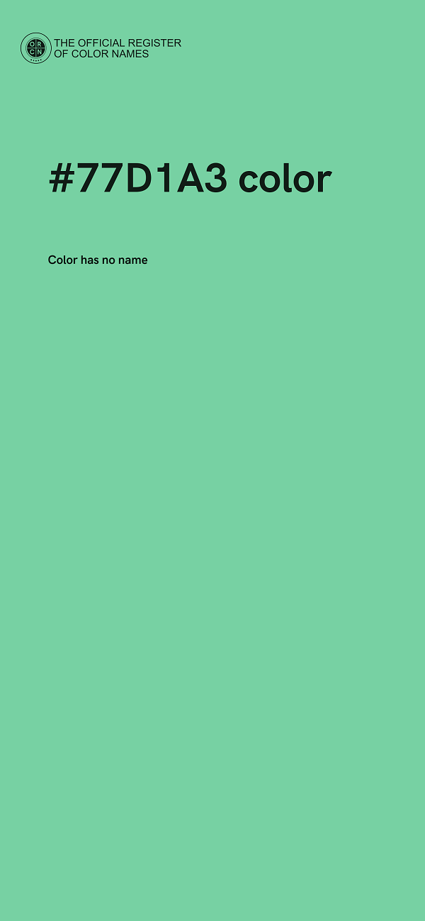 #77D1A3 color image