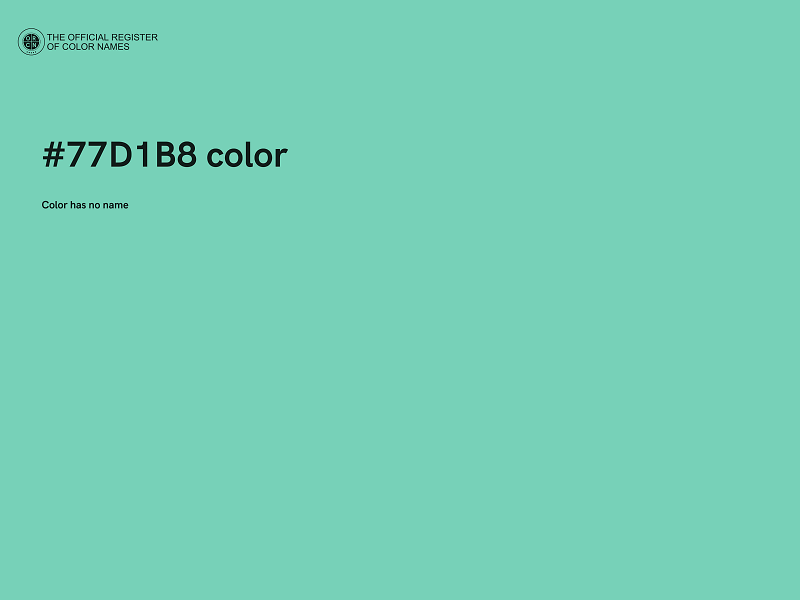 #77D1B8 color image