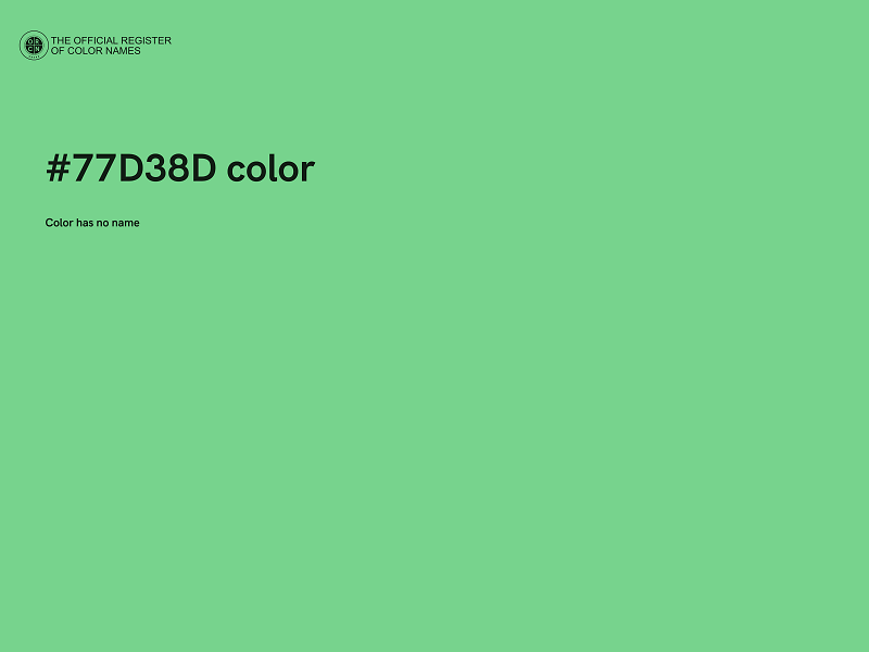 #77D38D color image
