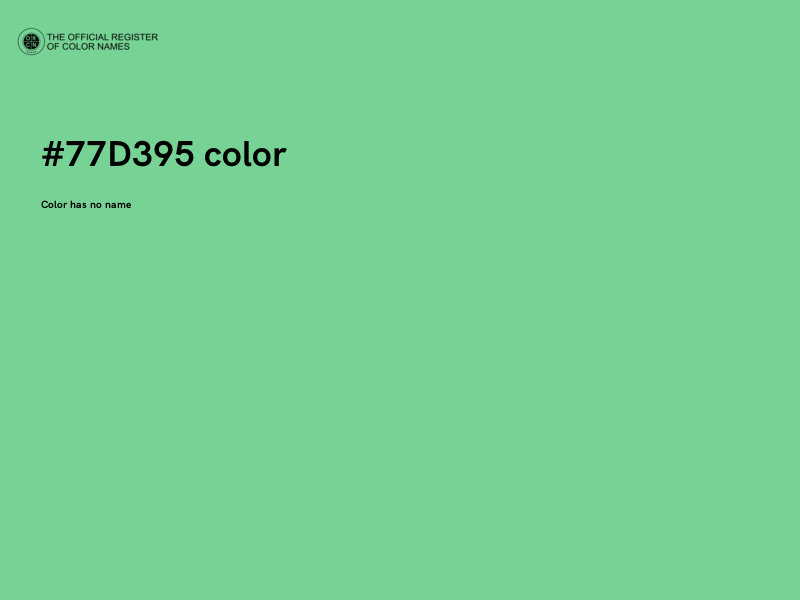 #77D395 color image