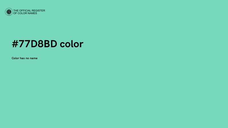 #77D8BD color image