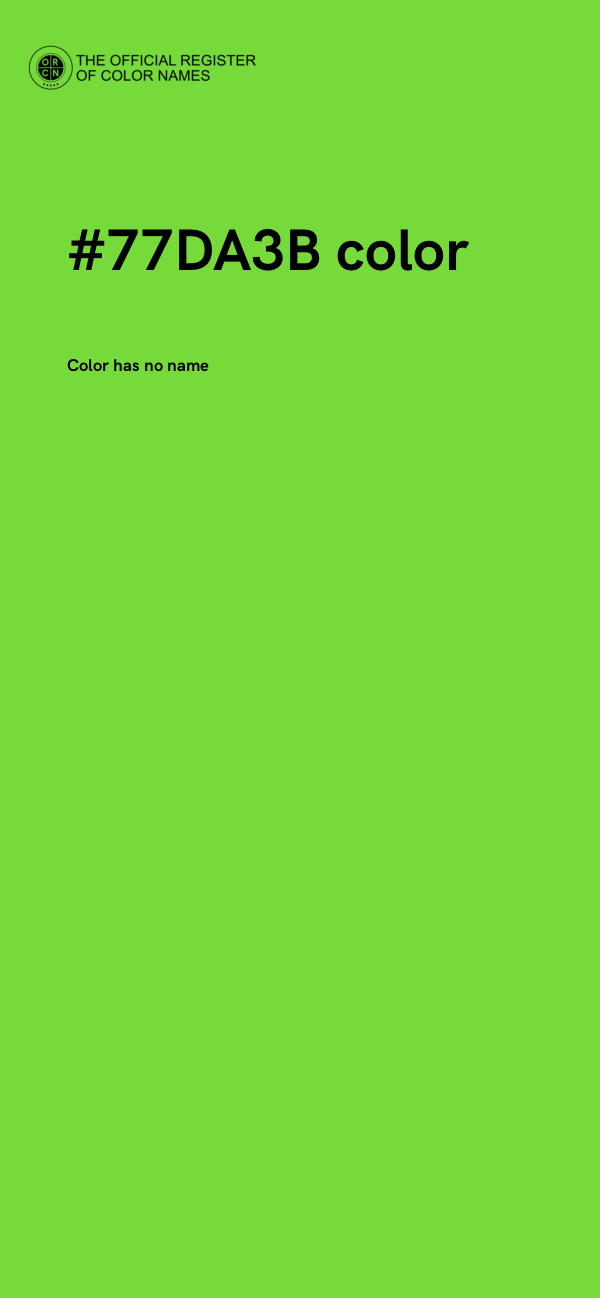 #77DA3B color image