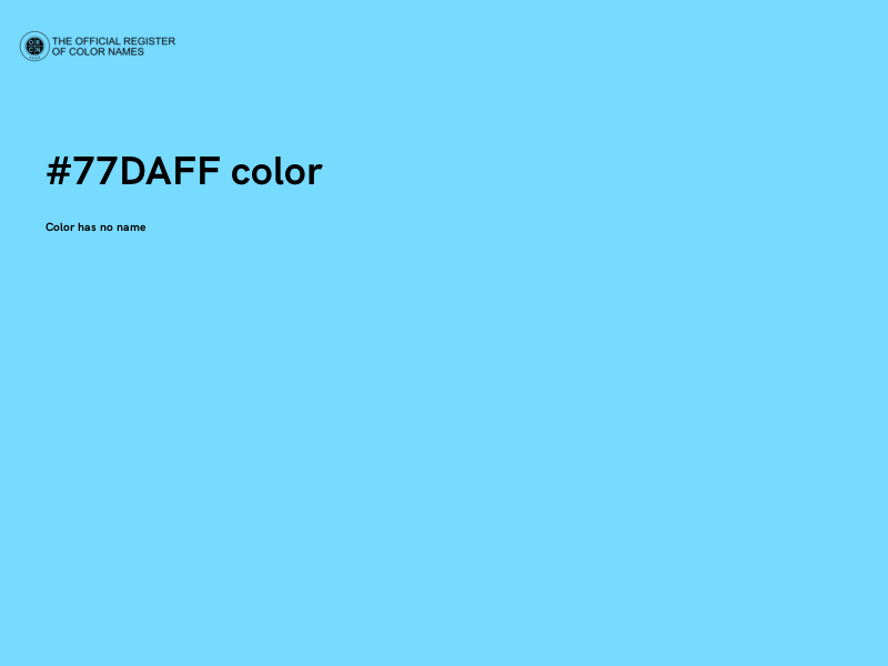 #77DAFF color image