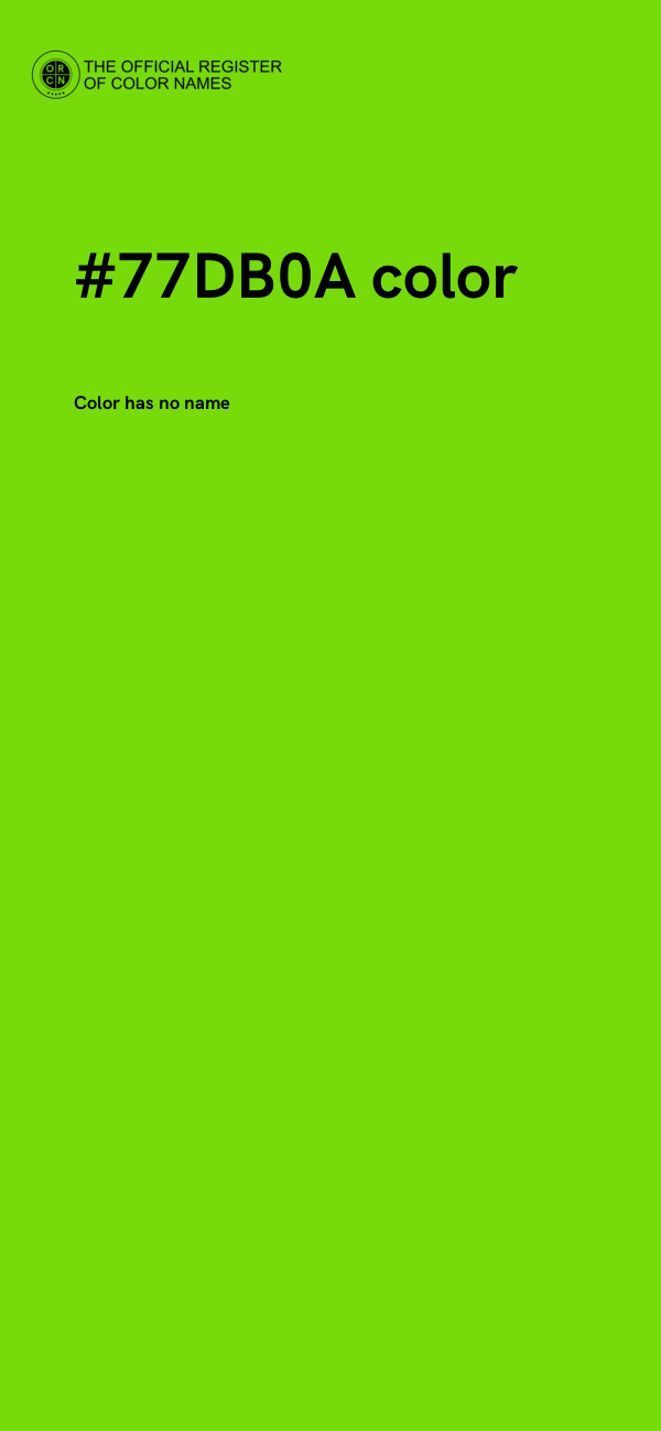 #77DB0A color image