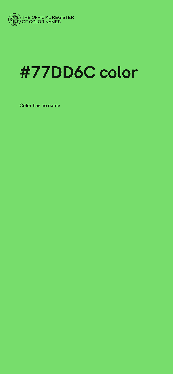 #77DD6C color image