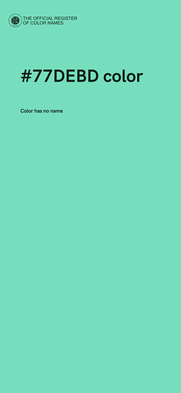 #77DEBD color image