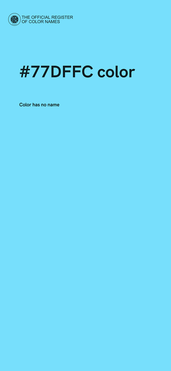 #77DFFC color image