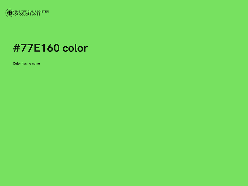 #77E160 color image