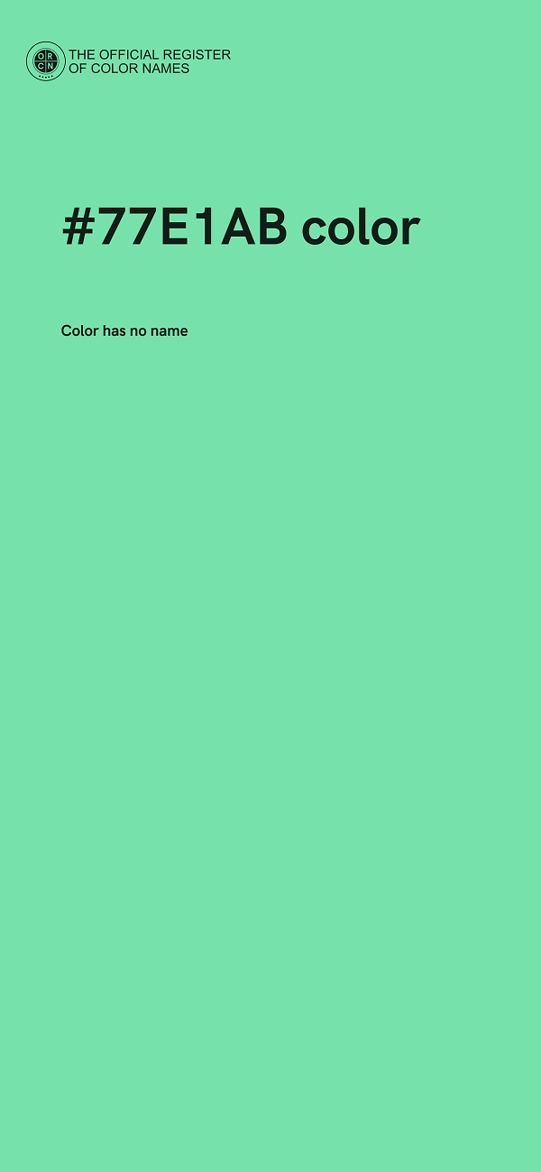 #77E1AB color image