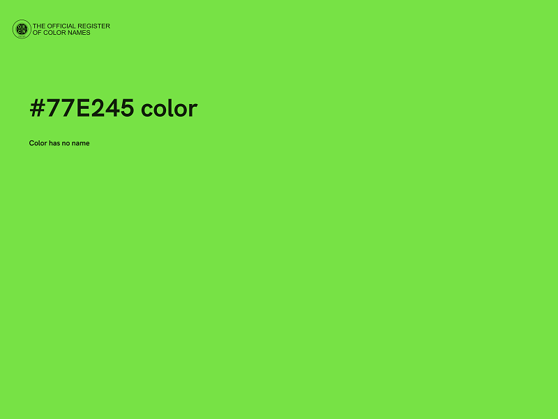 #77E245 color image