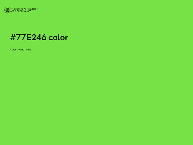 #77E246 color image