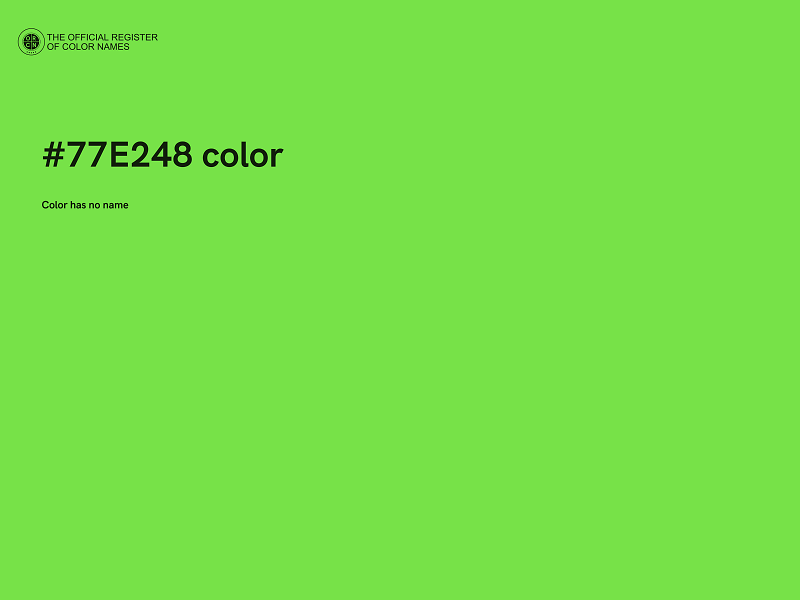 #77E248 color image