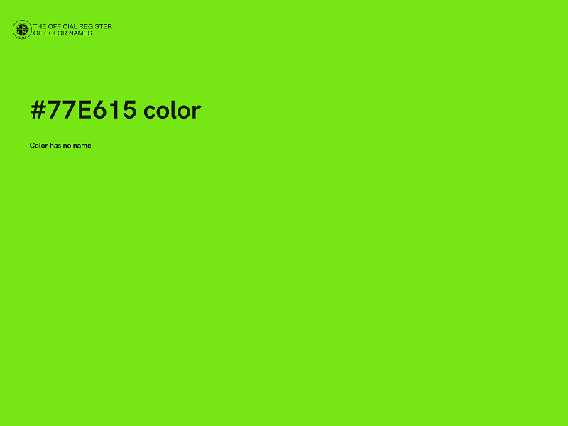 #77E615 color image