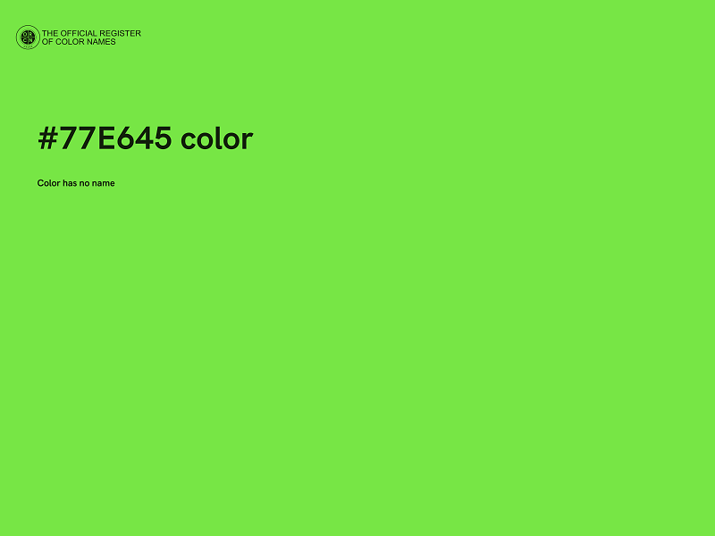 #77E645 color image