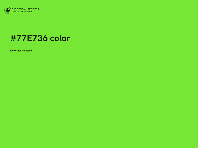 #77E736 color image