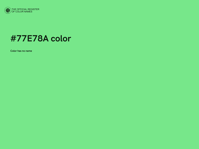 #77E78A color image