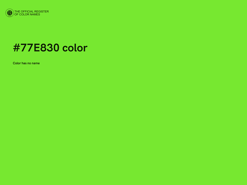 #77E830 color image