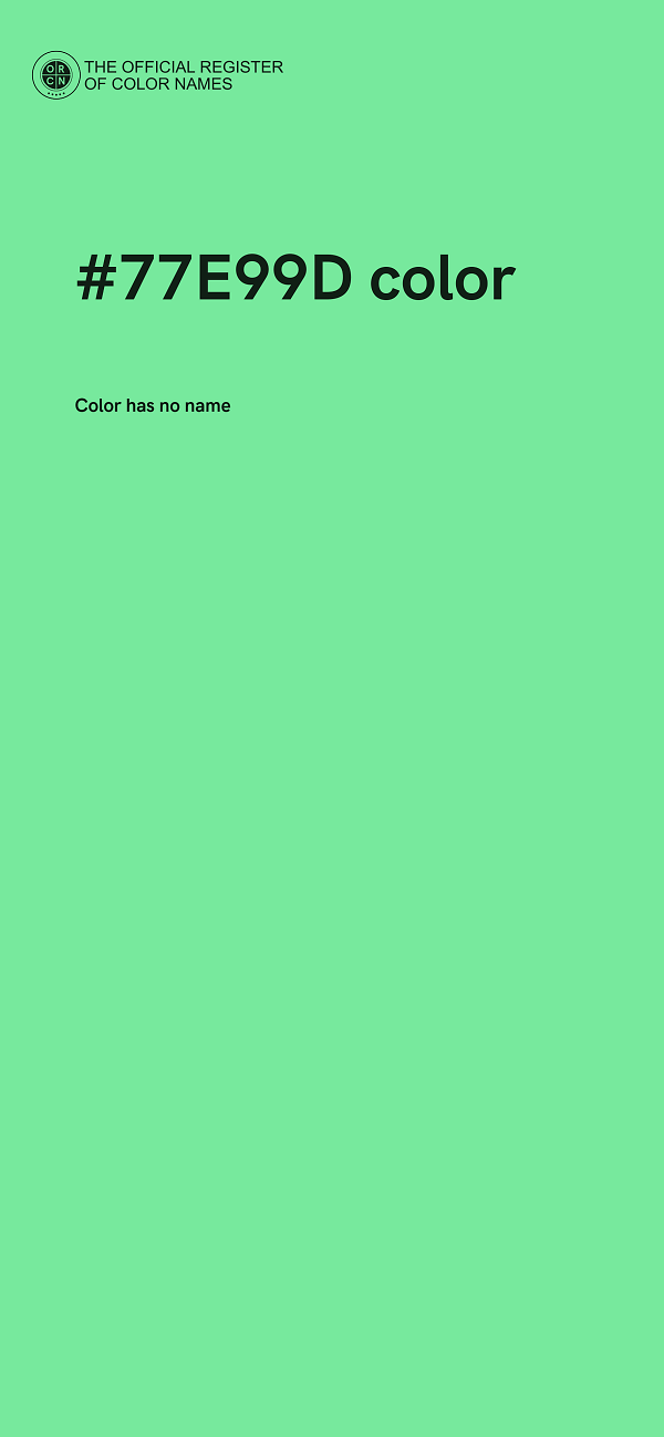 #77E99D color image