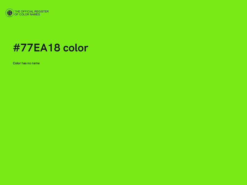 #77EA18 color image