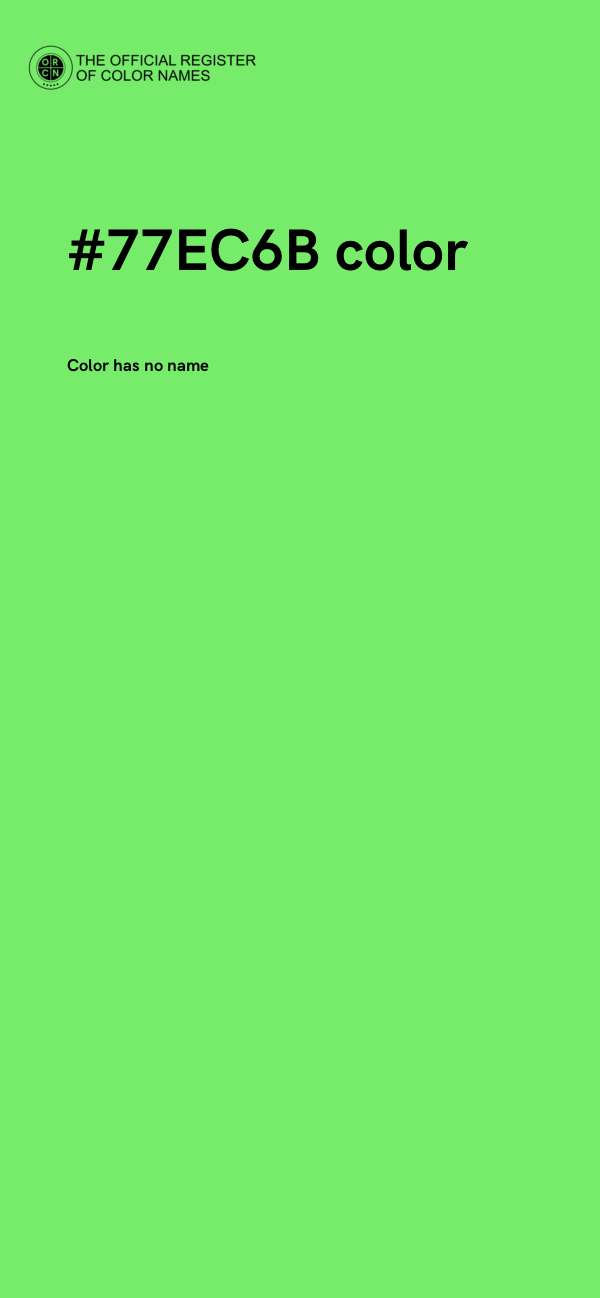 #77EC6B color image