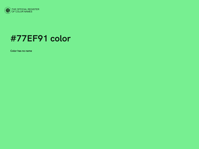 #77EF91 color image