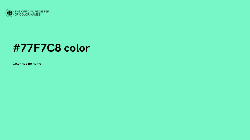 #77F7C8 color image
